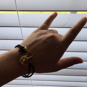 Gold cover Peace bracelet